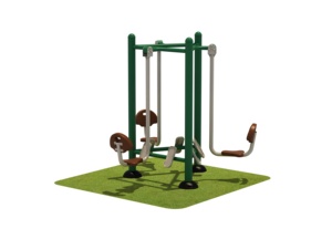 Nouvel équipement de fitness extérieur moderne en acier pour personnes âgées, pour parcs communautaires - Toprunbaby YPS6043, écologique et durable, pour la gym et le <span class=keywords><strong>sport</strong></span> - Product Image 4