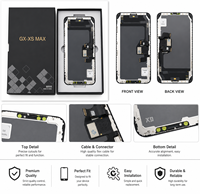 Écran LCD d'origine GX pour iPhone XS Max, écran tactile, remplacement, réparation, accessoires pour téléphone portable