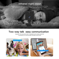 Carte Sim 4G Mini caméra 3MP HD conversation bidirectionnelle détection de mouvement Vision nocturne longue batterie pas de WiFi caméra IP de sécurité intérieure
