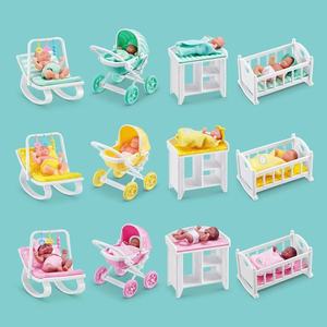 TikTok élégant Mini bébé balle Silicone poupée et meubles jouets cinq fois Surprise mystère boîtes aveugle boîte jouet pour enfants - Product Image 2