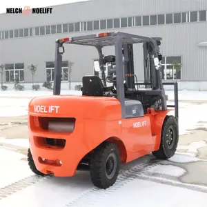 All Terrain Lift Truck 2.5Ton Load Transport Montacargas Comfortable Seat Waterhouse Factory USe Diesel Forklift