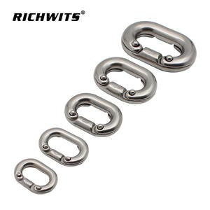 Boucles de chaîne à connexion rapide en acier inoxydable, quincaillerie marine, clips de chaîne et connecteurs pour anneaux de rivetage - Product Image 3