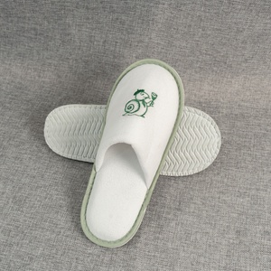 Ciabatte da Hotel all'Ingrosso, Morbide e Confortevoli in Tessuto Spugna, Antiscivolo, per Ospiti, Punta Chiusa, Uso in Hotel di Lusso - Product Image 3