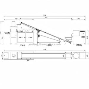 Ligne de production automatique de 200 kg/h pour la fabrication de sucre en morceaux, de jaggery et de cubes de café, machine à former des cubes de café en vente - Product Image 6