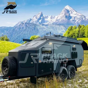Neue schwarze Nashorn Camper Offroad Caravan Truck Camper