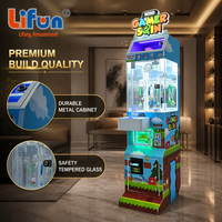LIFUN Mini Distributeur de Prémiers à Clip Rotatif pour Gamers, 24 Clips, à Monnayeur, Jeu de Cadeaux, Meilleures Ventes, Jeu d'Arcade en Libre-Service