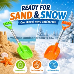 Pelle à neige en plastique épaissi pour bébé, jouet de jeu de sable, outil d'extérieur pour enfants, pour creuser la terre, vente en gros, pour les 0-24 mois - Product Image 4