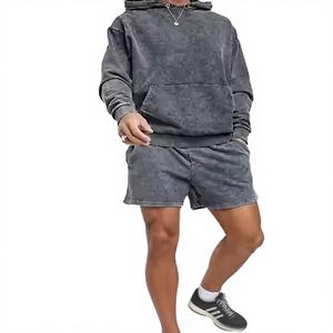 Sudadera con Capucha de Felpa Francesa de 380 g/m², Bordada, Lisa, Diseño Personalizado, Impresión Serigrafiada, 100% Algodón, Transpirable y Ecológica, Venta al Por Mayor - Product Image 3