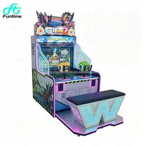 เครื่องเกมยิงปืนฉีดน้ำแบบหยอดเหรียญสำหรับเด็กเล่นสองคน ขายดี - Product Image 2