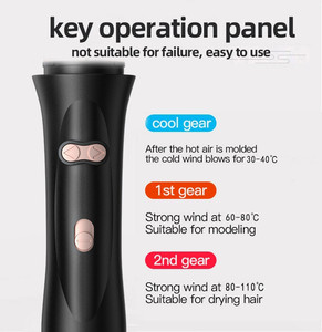 <span class=keywords><strong>Brosse</strong></span> sèche-<span class=keywords><strong>cheveux</strong></span> électrique à air chaud rotative automatique professionnelle 3 en 1 personnalisée - Product Image 3