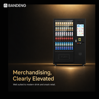 Máquina Expendedora de Entrega por Elevador BANDENG 6610Pro 22T con Refrigeración de 4°C a 25°C, Capacidad de Aproximadamente 240 kg y Acabado Personalizado