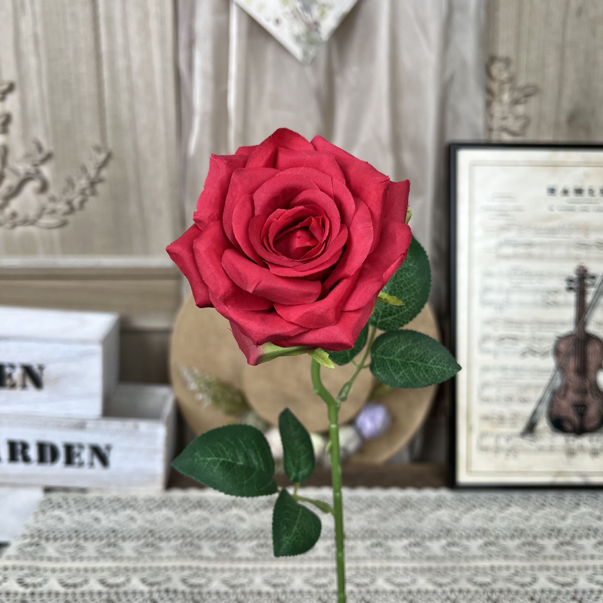 TY-Rose-Rouge à un seul coin