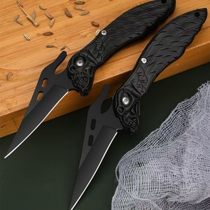 Couteau de poche pliable Venom personnalisable de qualité OEM pour le camping, lame en acier inoxydable 3CR13 ultra-affûtée, manche en acier au carbone, garantie 1 an - Product Image 3