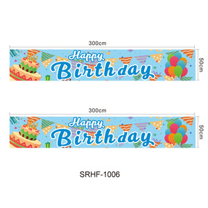 Fournitures de décoration de fête, fournitures de fond de scène, décorations de fête, bannières, photos Joyeux <span class=keywords><strong>Anniversaire</strong></span> - Product Image 3