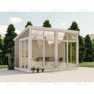 Solárium Independiente de Nueva Zelanda, Casa de Cristal Templado, Jardín de Plástico, PVC, Aluminio, Cristal, Solárium - Product Image 2