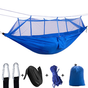Hamac Portable pour 1 ou 2 personnes, avec <span class=keywords><strong>moustiquaire</strong></span>, facile à transporter, pour Camping voyage randonnée - Product Image 4