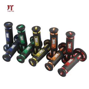 Poignées de guidon universelles PRO noires antidérapantes pour moto tout-terrain, modification de moto - Product Image 1