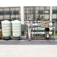 Système de filtration d'eau à osmose inverse 2000 LPH, vente directe usine, machine de traitement d'eau par osmose inverse, pompe, garantie 1 an
