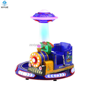 Anh đường sắt Quá Cảnh màu xanh đồng tiền hoạt động đào tạo Kiddy Rides máy giải trí Kiddie đi xe đu - Product Image 1