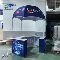 Carpa de mesa promocional pequeña a precio de fábrica, kiosco publicitario, gazebo, marquesina para eventos promocionales al aire libre y exposiciones