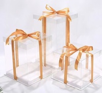 QX Wholesale Manufacturer vend des boîtes à gâteaux créatives, des boîtes à gâteaux d'anniversaire en papier couleur dégradée et des emballages de luxe pour gâteaux.
