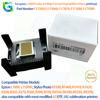 Printhead Cabezal L1800 F173090 yang Andal untuk Epson Stylus Photo R1430 R1410 R1390 R1400 L1500W Kepala Cetak Inkjet 6-warna