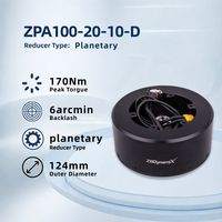 ZBDynamiX - Actuador de Engranaje Planetario de Alta Precisión con Motores Eléctricos de 124 mm para Robot de Café, para Brazo Robótico de Soldadura
