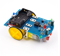 Ligne de suivi intelligente, Kit de Suite de voiture intelligente, bricolage, At89c2051 51 Mcu, pièce Automobile, D2-2