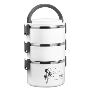 New delivery bento 3-layer foldable insulated food box bento box