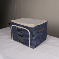 Sac de rangement extra-épais en tissu non-tissé écologique, renforcé en acier, pliable, grand format, anti-humidité, pour vêtements et couettes