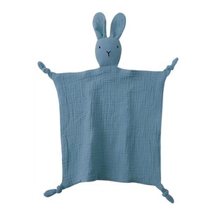 Mousseline Bio Lavable Bébé <span class=keywords><strong>Lapin</strong></span> Couette Mouton Couette Jouets Couverture <span class=keywords><strong>Lapin</strong></span> Bébé Lovey Couverture de Sécurité - Product Image 4