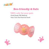 Famipet Fabricant Grossiste Nouveau Jouet à Mâcher pour Chien 2-en-1 en TPR de Haute Qualité et Durable avec Balle de Tennis