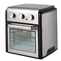 Four à Air Chaud Électrique Numérique Carré 20L en Acier Inoxydable Sans Huile pour Cuisine, Appareil de Cuisson Polyvalent pour Maison et Hôtel