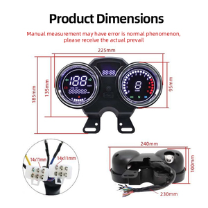 Velocímetro Digital LCD con Puerto USB para Motocicleta Italika RC200 Thunder - Product Image 2