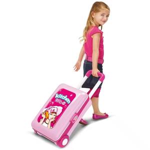 Set Gioco Cucina per Bambini <span class=keywords><strong>2</strong></span> in 1, Valigia da Viaggio Trasformabile in Cucina Giocattolo per Bambine e Bambini, Gioco di Ruolo - Product Image 1