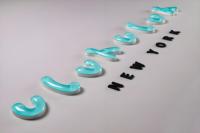 Lettres lumineuses LED 3D en acrylique néon, alimentées par énergie solaire, pour la publicité, les mariages, les boutiques, la décoration, les enseignes électroniques