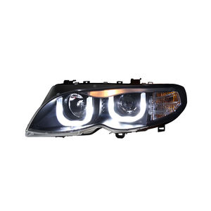 Lámparas delanteras de coche para <span class=keywords><strong>BMW</strong></span> 3 Series E46 318i 325i 2001-2004 LED Auto faros montaje actualización proyector lente herramienta Accesorios - Product Image 1