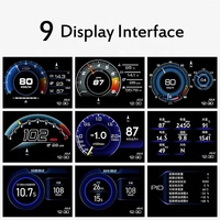 Lancol A500 Nouvel Écran de Bord Intelligent A500 pour Voiture, Affichage Tête Haute LCD, Compteur de Vitesse Numérique Universel OBD2 HUD