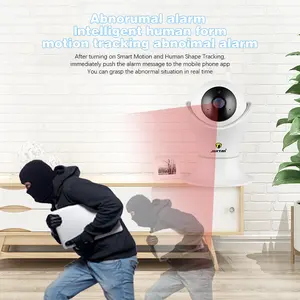 Smart Home – petite caméra d'intérieur 360 en ligne, Mini Wifi, Kit de vidéosurveillance de sécurité sans fil, caméra pour bébé et animaux de compagnie