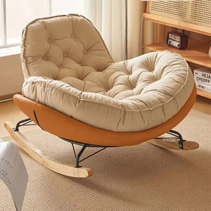 Sillón Reclinable <span class=keywords><strong>de</strong></span> Lujo Nórdico Moderno con Brazos Dorados, Mueble <span class=keywords><strong>de</strong></span> Terciopelo para el Hogar, <span class=keywords><strong>Sofá</strong></span> Individual, Silla <span class=keywords><strong>de</strong></span> Salón para Sala <span class=keywords><strong>de</strong></span> Estar - Product Image 4
