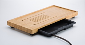 Nouvelle Arrivée : Plateau à Thé Créatif Personnalisé en Bois et Bambou, Style Moyen-Orient, avec Infuseur, pour la Maison, le Bureau, les Salons de Thé et les Hôtels - Product Image 2