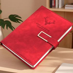 Pu Leather Writing Journalv360 Pages Meeting Gift Set Customizable logo <b>Notebooks</b> for Men and Women - Product Image 1