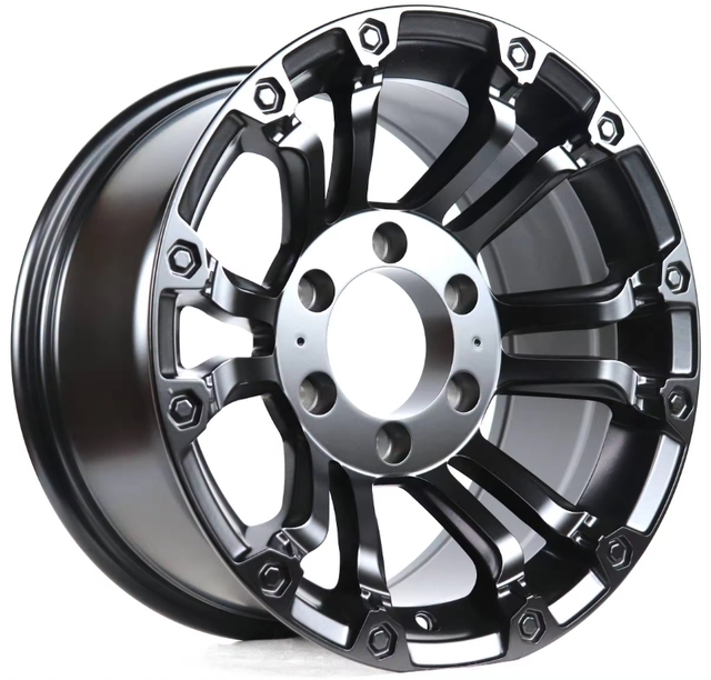 YXQ RTS Size 16 Rims 6 Holes 16x8.0j with PCD 6x114.3 6x139.7 Deep Dish Wheels 4x4 Offroad Alloy Rines