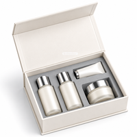 Fabrication d'emballages cosmétiques et de soins de la peau écologiques sur mesure, estampage argenté, gaufrage, boîte cadeau magnétique avec insert en mousse