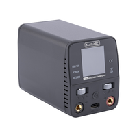 Fuente de Alimentación Mini Ajustable ToolkitRC P200 V2 200W 30V 10A GaN, Entrada AC/DC, USB-C PD65W, Pantalla IPS para Batería de Dron RC FPV