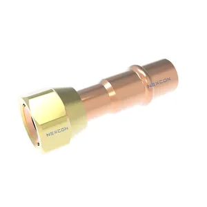 Nexcon Custom Sliding Brass Air Press Hex Hose Gas Flare Copper Plumbing Pipe Fittings