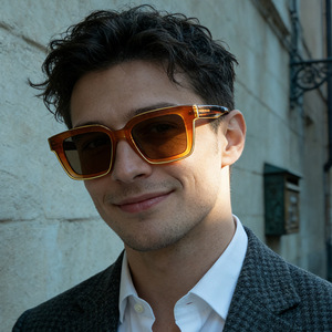 Lunettes de soleil Conchen, monture TR90, verres TAC, protection UV400, design carré, unisexes, lunettes de soleil tendance pour la conduite et les activités de plein air - Product Image 2