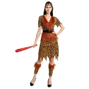 Carnaval Halloween Cosplay adultos de pelo largo salvaje nativo americano mujeres indios disfraz - Product Image 6