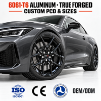 Jantes en alliage forgé 6061-T6 très vendues, 19, 20, 21, 22 pouces, 5x112, 5x130, concaves profondes, noires, pour Porsche 911, Audi RS3, RS5, RS6
