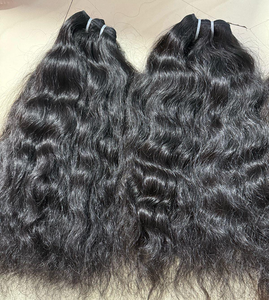 Extensions de cheveux humains bouclés indiens vierges non traités Paquets de cheveux en vrac à vagues profondes pour cheveux bouclés Styles ondulés en gros - Product Image 3